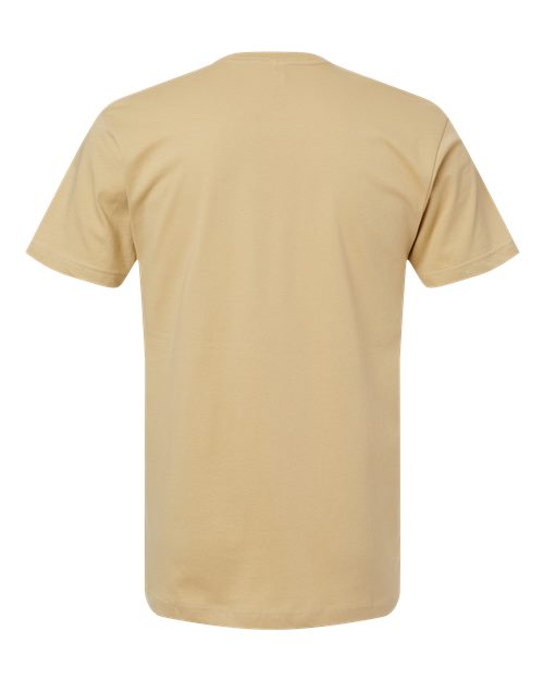 Unisex Fine Jersey Tee - Latte Back