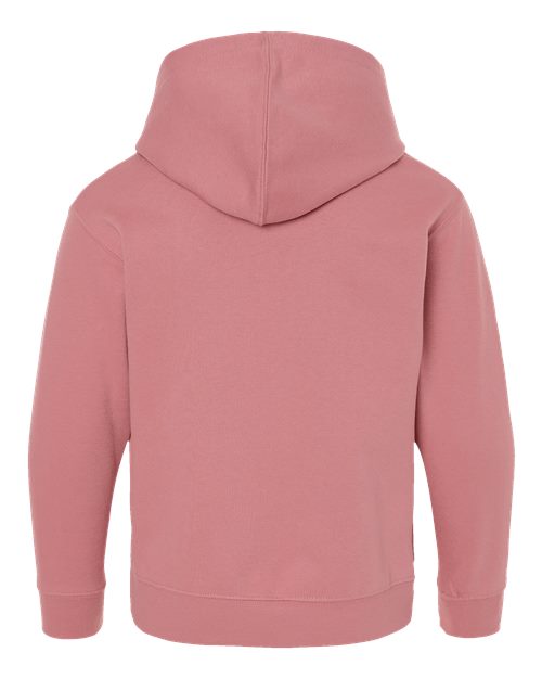 Youth Fleece Hoodie Sweatshirt - Mauvelous Back
