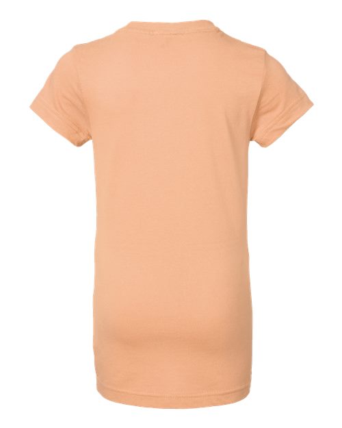 Girls' Fine Jersey Tee - Peachy Back