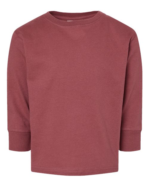 Toddler Fine Jersey Long Sleeve Tee - Rouge Front