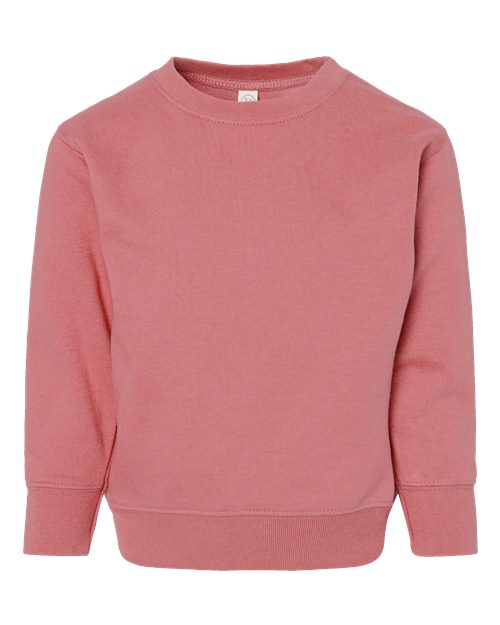 Toddler Fleece Crewneck Sweatshirt - Mauvelous Front