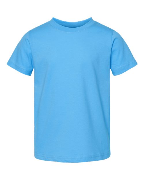 Toddler Fine Jersey Tee - Aqua Front