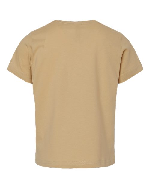 Toddler Fine Jersey Tee - Latte Back