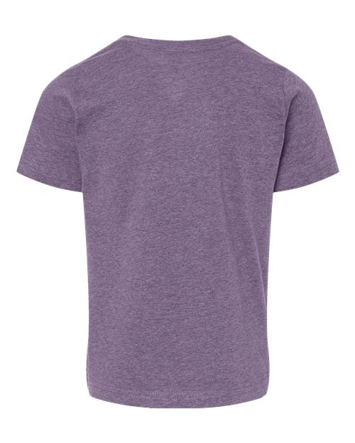 Toddler Fine Jersey Tee - Wisteria Blackout Back