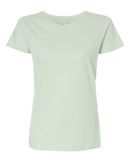 Women's Fine Jersey Tee - Honeydew Front