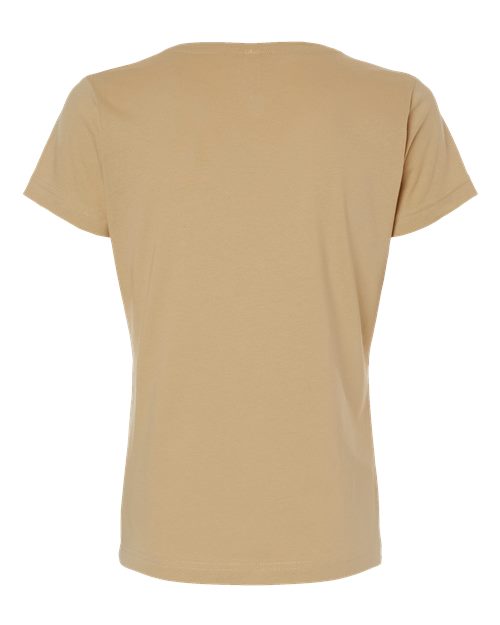 Women's Fine Jersey Tee - Latte Back