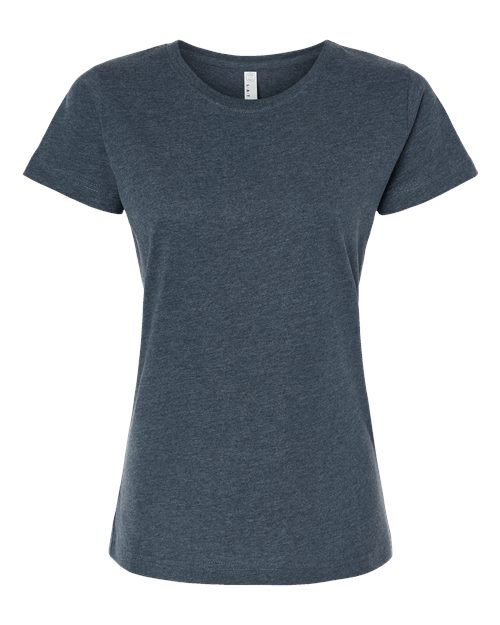 Women's Fine Jersey Tee - Vintage Denim Front