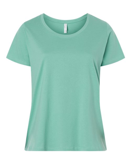 Women's Curvy Collection Fine Jersey Tee - Saltwater Front