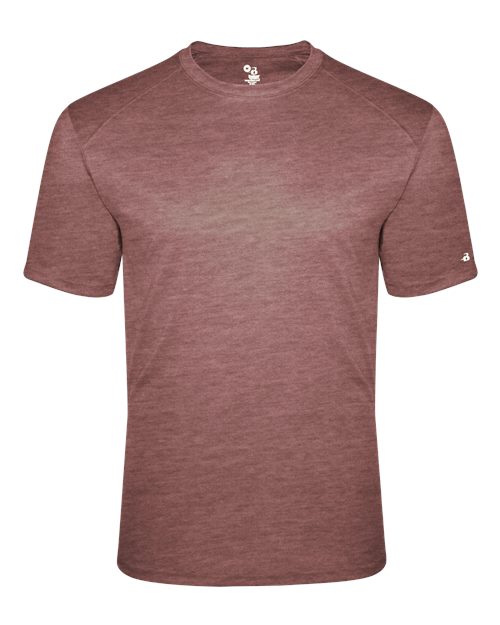 Men's Triblend Performance T-Shirt - Maroon Heather Front