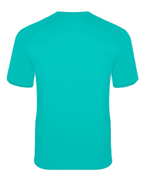 Men's Triblend Performance T-Shirt - Turquoise Back