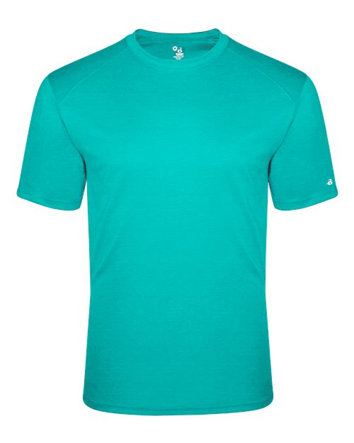 Men's Triblend Performance T-Shirt - Turquoise Front