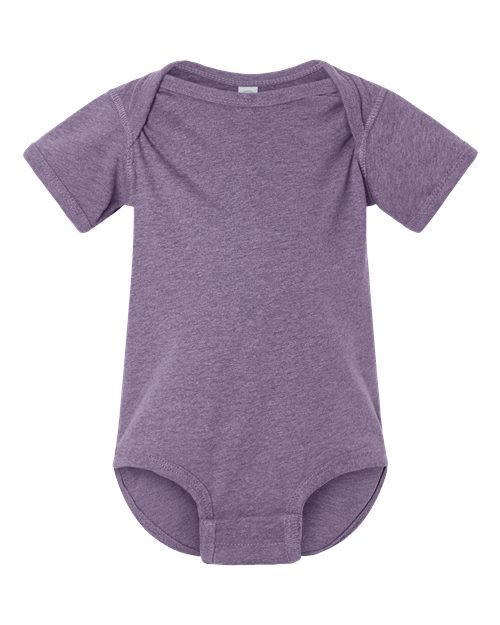 Infant Fine Jersey Bodysuit - Wisteria Blackout Front