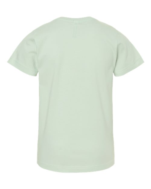 Youth Fine Jersey Tee - Honeydew Back