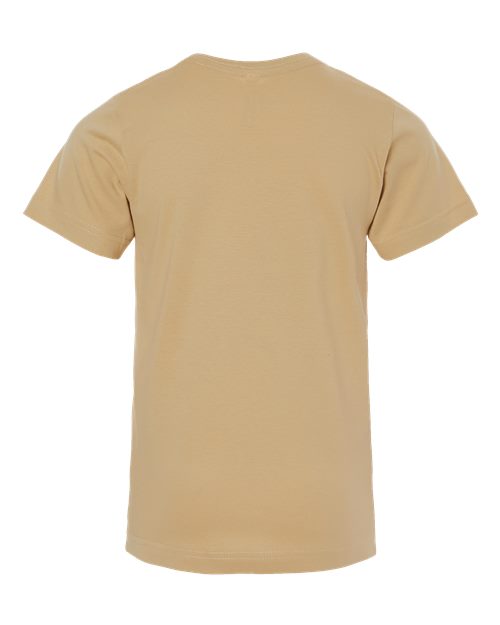 Youth Fine Jersey Tee - Latte Back