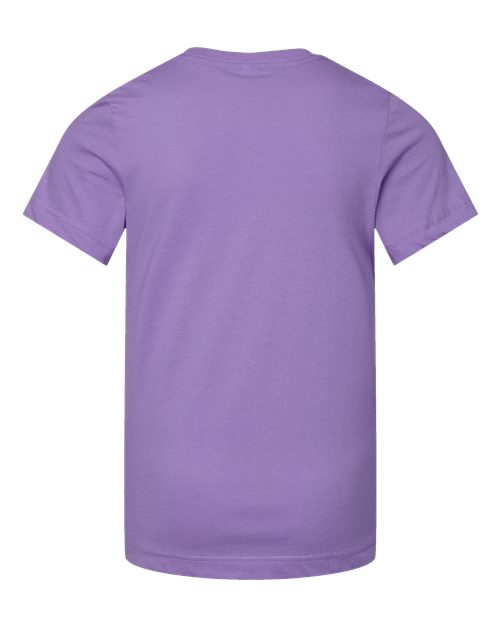 Youth Fine Jersey Tee - Lavender Back