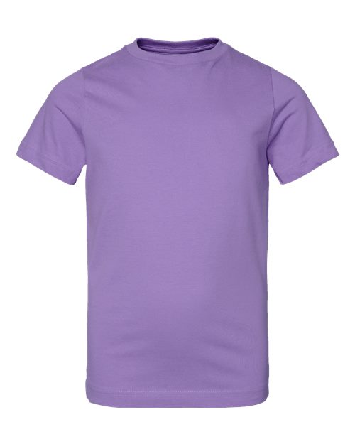 Youth Fine Jersey Tee - Lavender Front