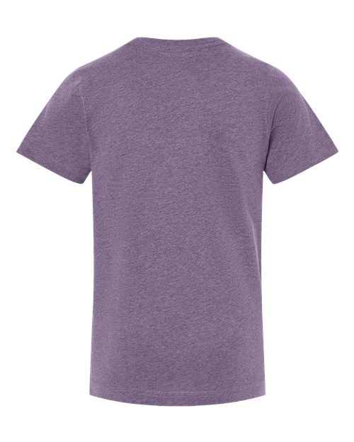Youth Fine Jersey Tee - Wisteria Blackout Back