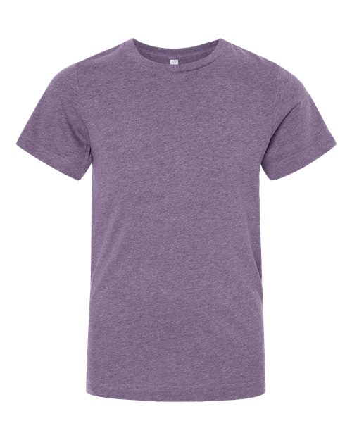 Youth Fine Jersey Tee - Wisteria Blackout Front