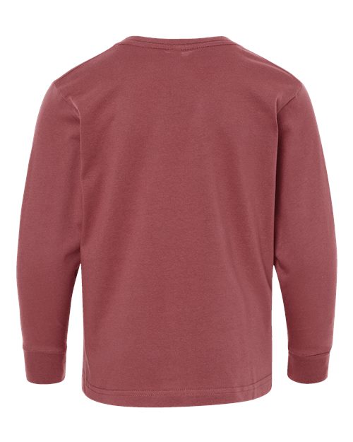 Youth Fine Jersey Long Sleeve Tee - Rouge Back