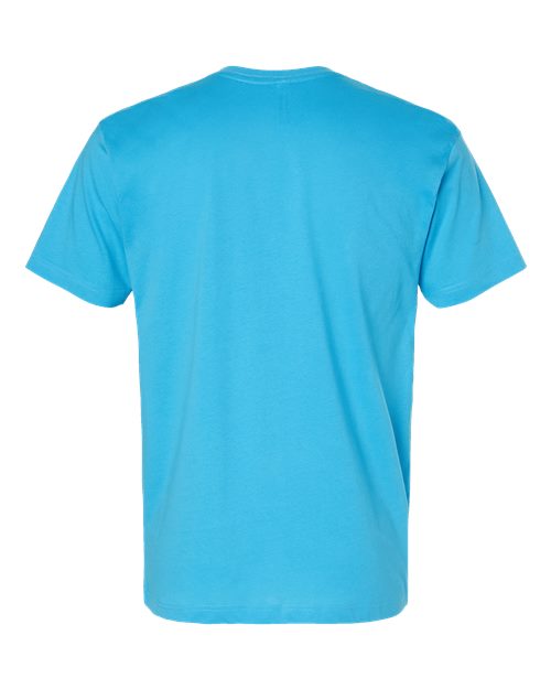 Unisex Fine Jersey Tee - Aqua Back