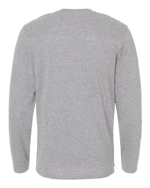 Men's Fine Jersey Long Sleeve Tee - Heather Back