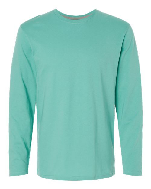 Men's Fine Jersey Long Sleeve Tee - Saltwater Front