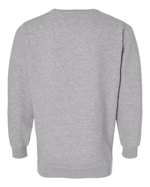 Unisex Elevated Fleece Crewneck Sweatshirt - Heather Back