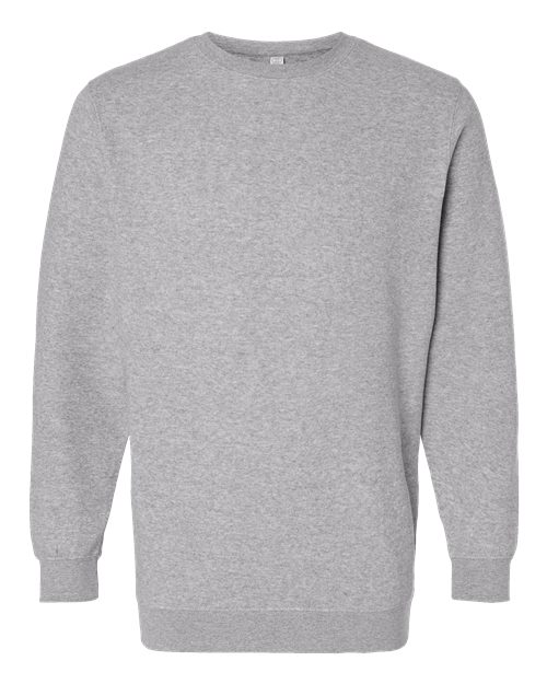 Unisex Elevated Fleece Crewneck Sweatshirt - Heather Front