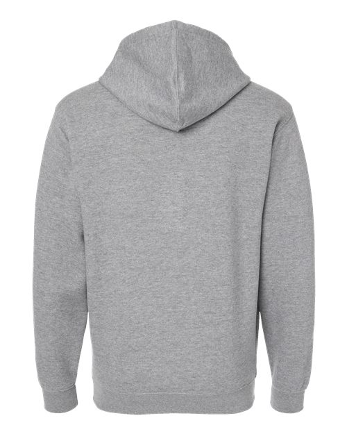 Unisex Elevated Fleece Hoodie Sweatshirt - Heather Back