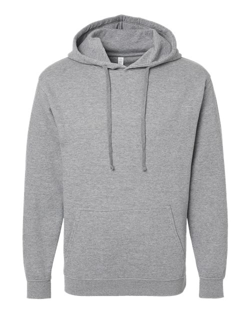 LAT Unisex Elevated Fleece Hoodie Sweatshirt - Heather Front