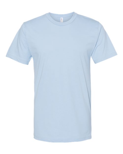 Unisex Fine Jersey Tee - Powder Blue Front