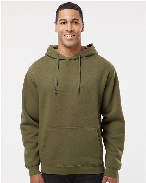Unisex Elevated Fleece Hoodie Sweatshirt - Charcoal Front