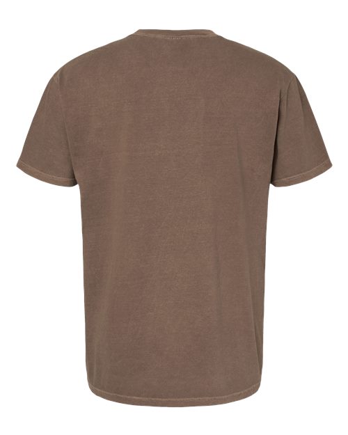 Unisex Garment-Dyed Heavyweight T-Shirt - Espresso Back