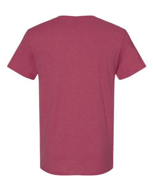 Premium Blend Ring-Spun T-Shirt - Raspberry Heather Back