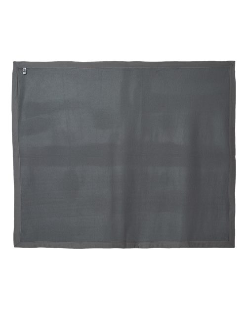 Heavy Blend Fleece Stadium Blanket - Charcoal Back