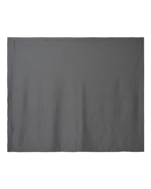 Heavy Blend Fleece Stadium Blanket - Charcoal Front