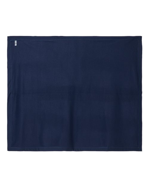 Heavy Blend Fleece Stadium Blanket - Navy Back