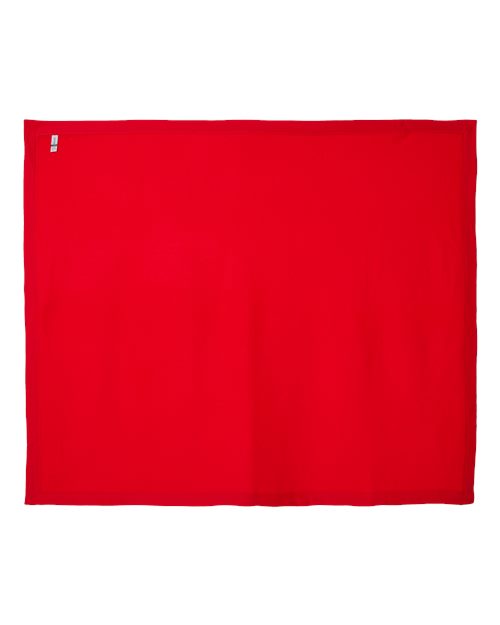Heavy Blend Fleece Stadium Blanket - Red Back