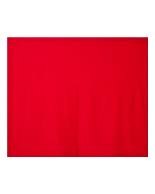 Heavy Blend Fleece Stadium Blanket - Red Front