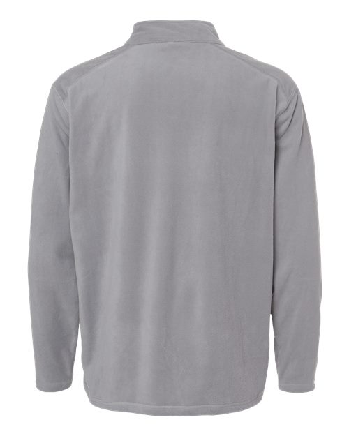 Unisex Eco Revive™ Micro-Lite Fleece Quarter-Zip Pullover - Athletic Grey Back