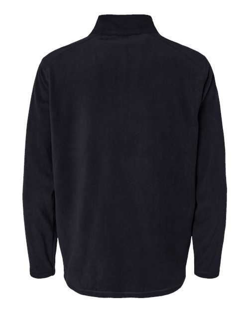 Unisex Eco Revive™ Micro-Lite Fleece Quarter-Zip Pullover - Black Back