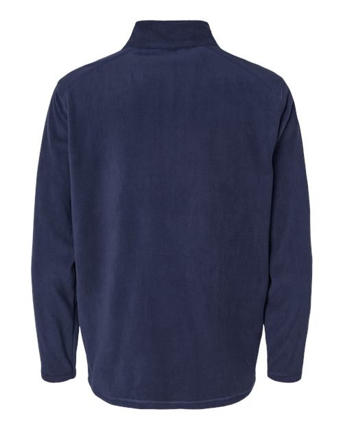 Unisex Eco Revive™ Micro-Lite Fleece Quarter-Zip Pullover - Navy Back