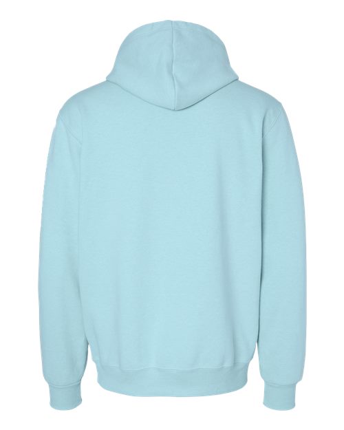 Unisex Eco™ Premium Blend Ring-Spun Hooded Sweatshirt - Cloud Heather Back