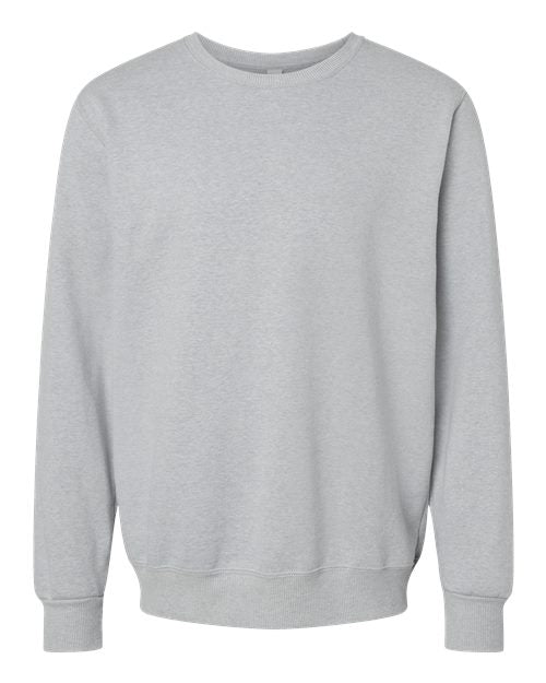 JERZEES Unisex Eco™ Premium Blend Ring-Spun Crewneck Sweatshirt - Frost Grey Heather Front