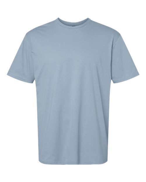 Unisex Softstyle® T-Shirt - Stone Blue Front