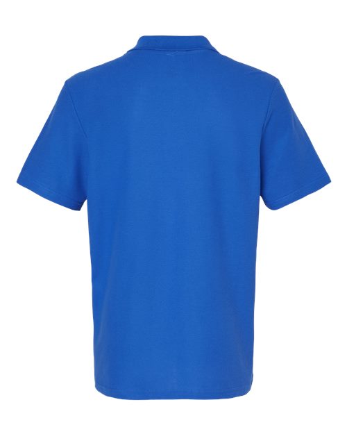 Unisex Softstyle® Pique Polo - Royal Back