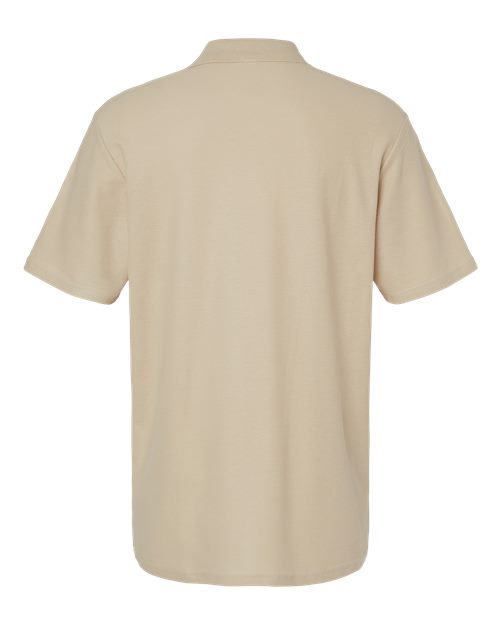 Unisex Softstyle® Pique Polo - Sand Back
