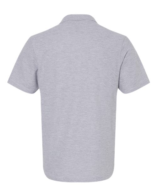 Unisex Softstyle® Pique Polo - Sport Grey Back