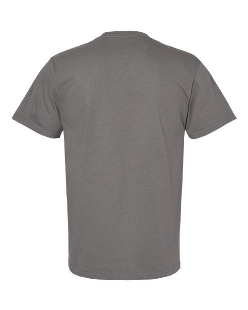 Unisex Softstyle® Midweight T-Shirt - Charcoal Back
