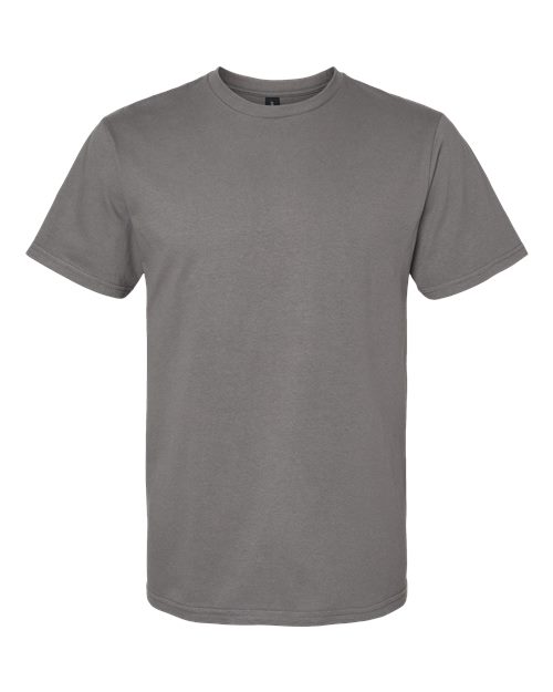 Unisex Softstyle® Midweight T-Shirt - Charcoal Front